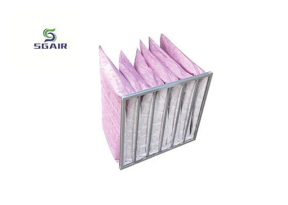 Good Air Permeability F8 Aluminum Bag Filter For Non Dust Room