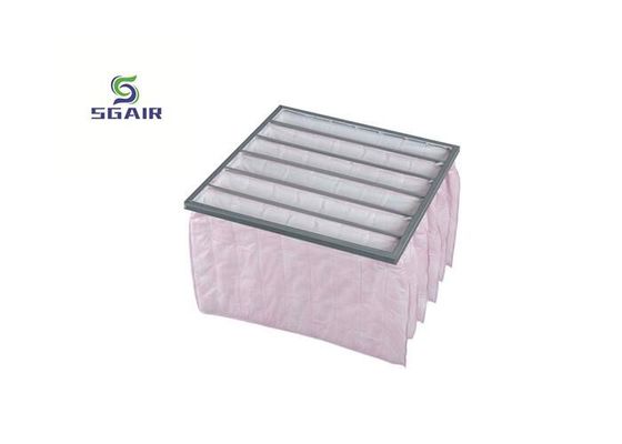 Non Woven Fiber H13 Hepa Pocket Bag Filter For Clean Room
