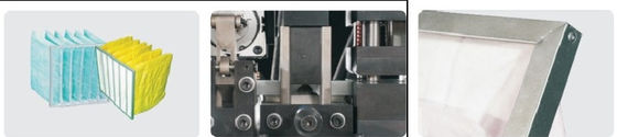 Fully Automatic Outer Frame Forming pocket filter making machine Side Cutting