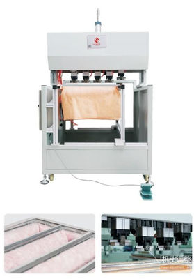 Semi Automatic Pneumatic Five Head Card Cover Press Machine