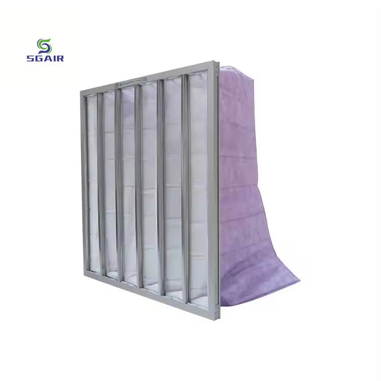 45% - 95% Efficiency Bag Air Filters With Large Dust Holding Capacity