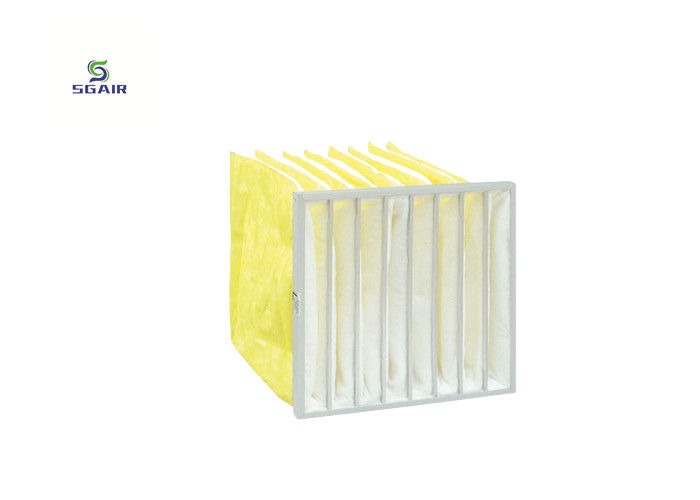 Solid Sructure Aluminum Bag Filter All Metal Frame Hepa 14 Filter 500mm