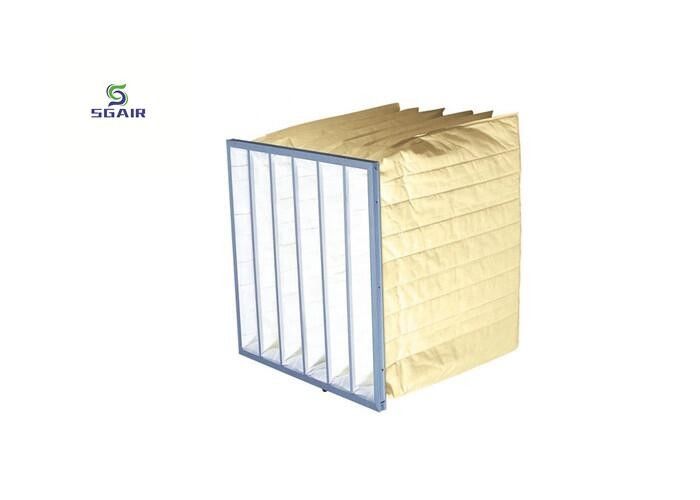 Disposable V Bank EN779 Synthetic Fiber Filter Medium Efficiency