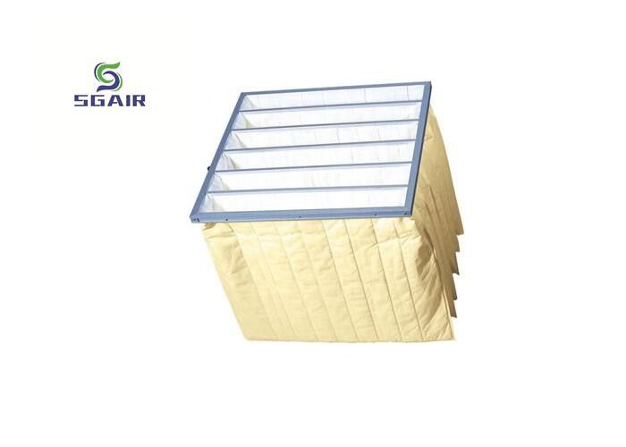Reusable Six Bags F9 Bag Filter , 0.1 Micron Air Filter For Air Condition System
