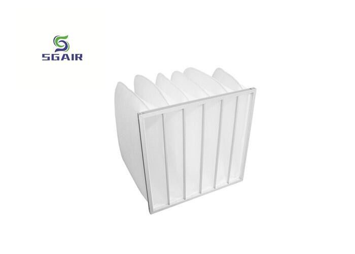 45% Paint Pockets Booth Filters , 0.5 Micron Filter Large Dust Collection