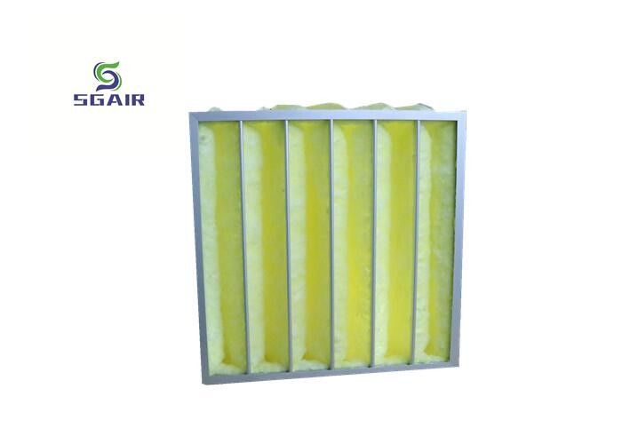 G3 Aluminum Bag Filter 99.97% with Large Media Area And Dust Holding Capacity
