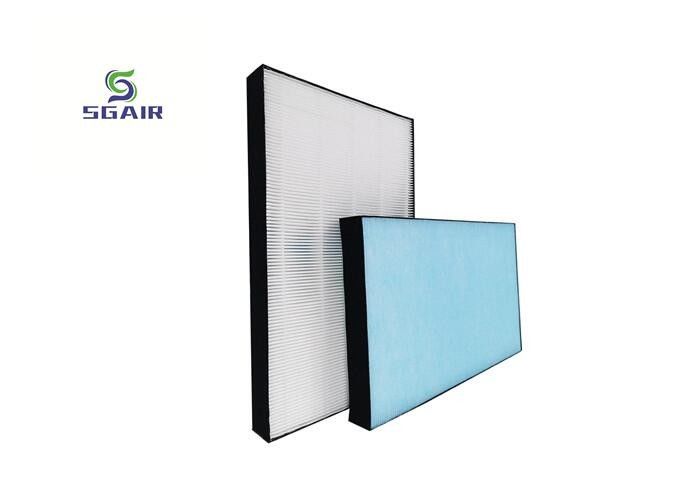 Exchangeable PP Air Purifier Filters , Hepa Air Filter With Pocket Filter