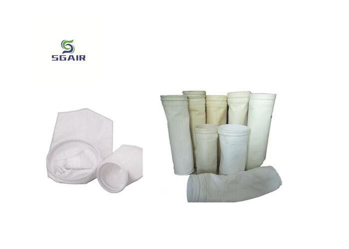 Industrial Dust Collecting 95% Dust Bag Filter , 0.1 Micron Hepa Filter