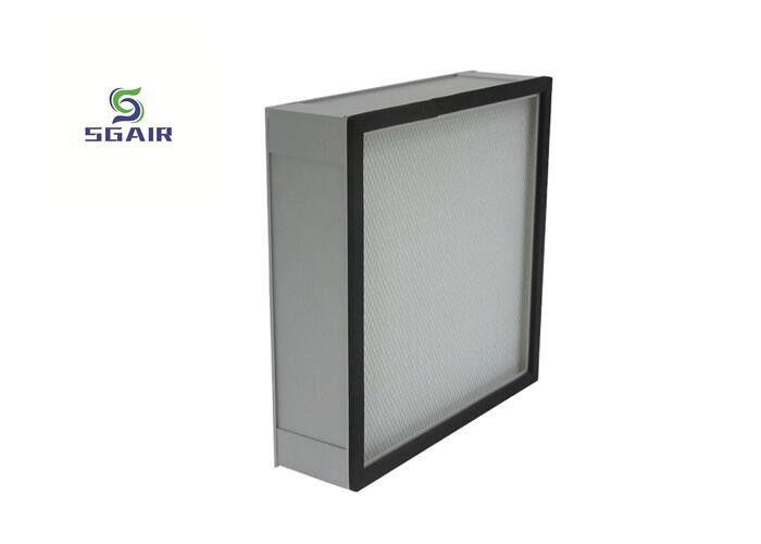 Square Large Media Area F9 Flat Panel Filter , Hepa Filter For AC Vent
