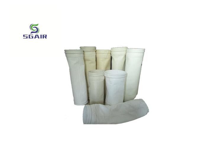 Acrylic  400 Micron Dust Extractor Filter Bags For Plastics Industry