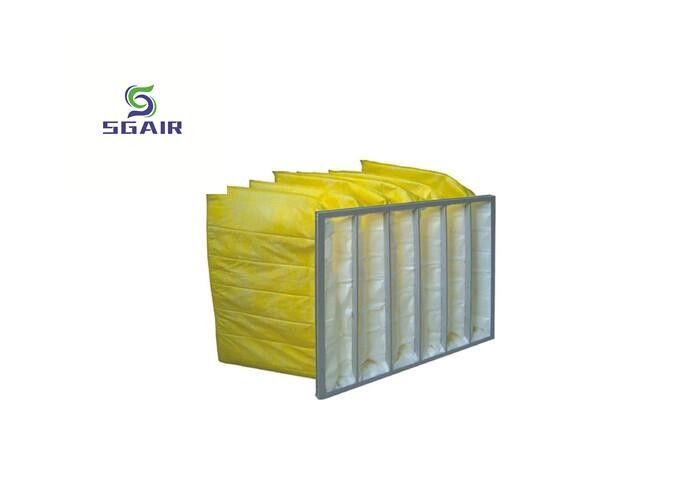 Galvanized Compression Vacuum Hepa Bag Filter Made Of Polypropylene