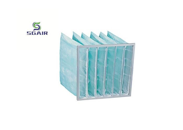 Synthetic Fiber Hepa Air Filter F6 65% Efficiency For HVAC
