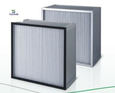 Deep Pleat HEPA Filter For Industrial Ventilation Systems