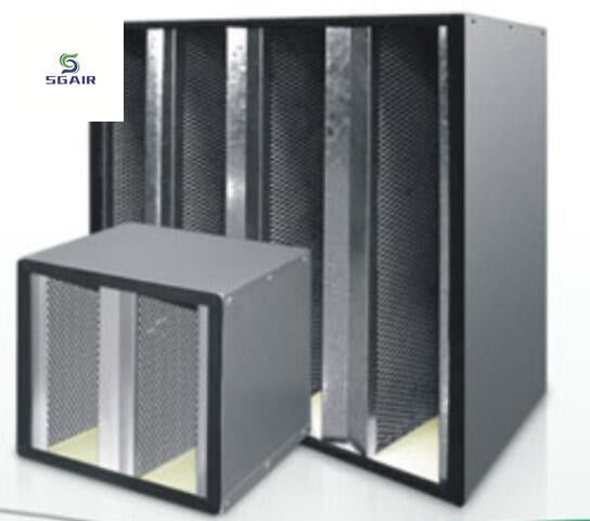 V-Type Activated Carbon Combined Air Filter More Airflow In Limited Space Easy To Install.