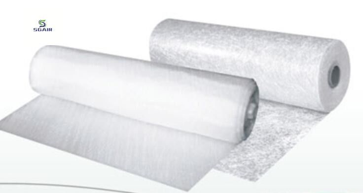 BX Series Glass Fiber Filter Media Flame Retardant Fireproof