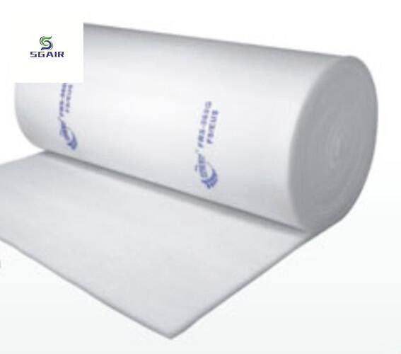 Dust Removal Medium Filter Media / Ceiling Filter For Spray Booth