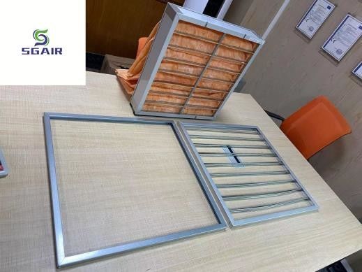 Galvanized GI Hepa Air Filter Frame With High Strength