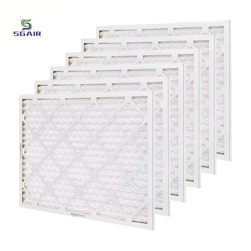 20x25x1 HVAC Pre Air Filter Cardboard Pleated Panel for AC Furnace