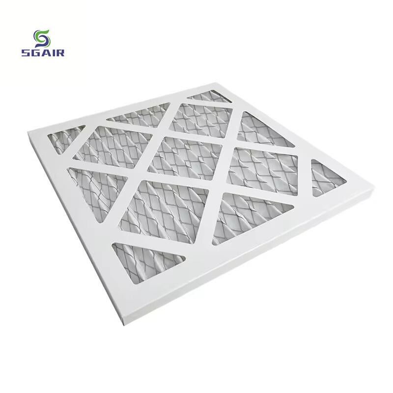 MERV 11 13 Cardboard Frame Pleated AC Furnace Air Filter Customized For HVAC Systems