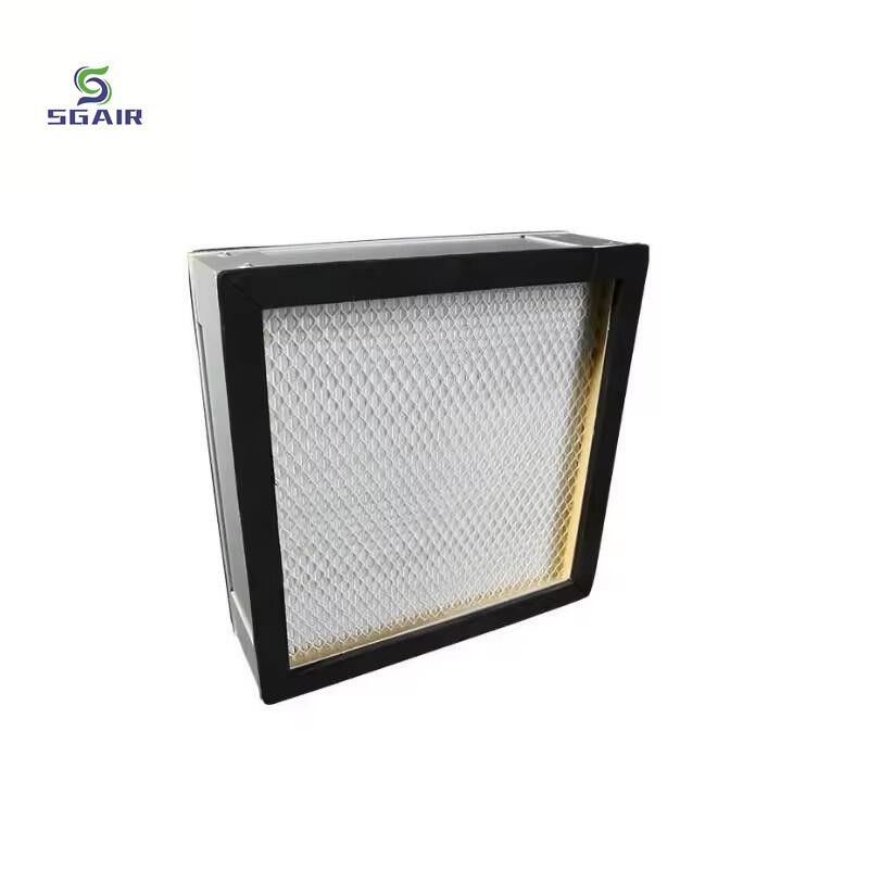 High Efficiency Filtration High Temperature Air Filter Pleated Anti Corrosion