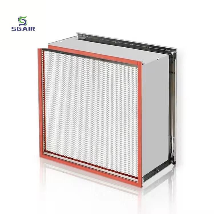 Aluminum Foil Partition High Temperature Air Filter Standard Modular Design