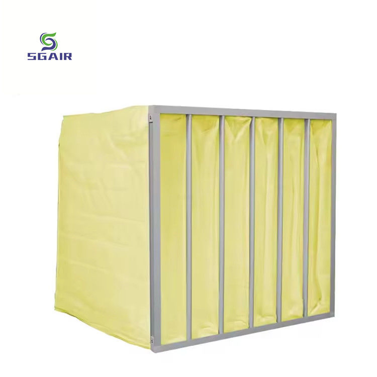 F7 Small Volume Pocket Air Filter Large Dirt Holding Capacity