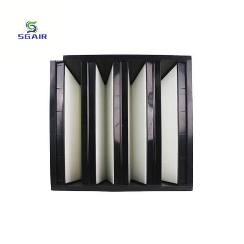 Pleated F9 Air Filter Corrosion Resistant With Compact Structure