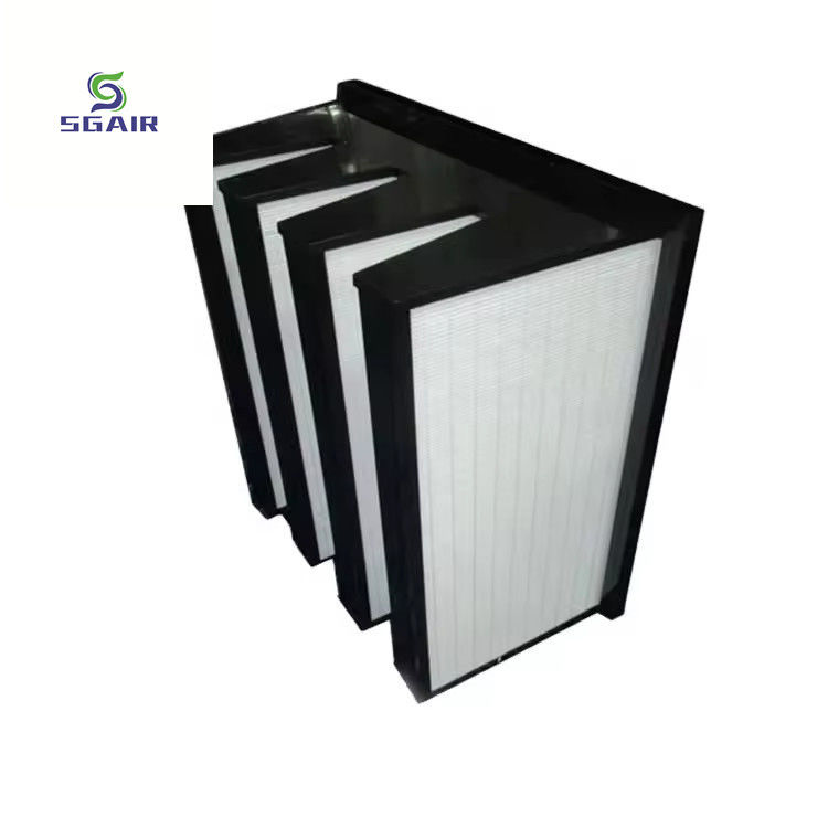 H10 Pleated Air Filters Reused Customized Anti Corrosion