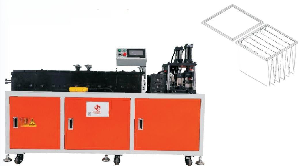 Fully Automatic Outer Frame Forming pocket filter making machine Side Cutting